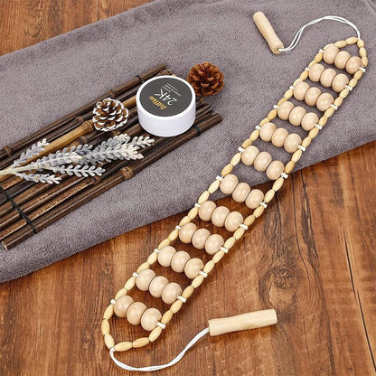 Wood Anti-Cellulite Massager