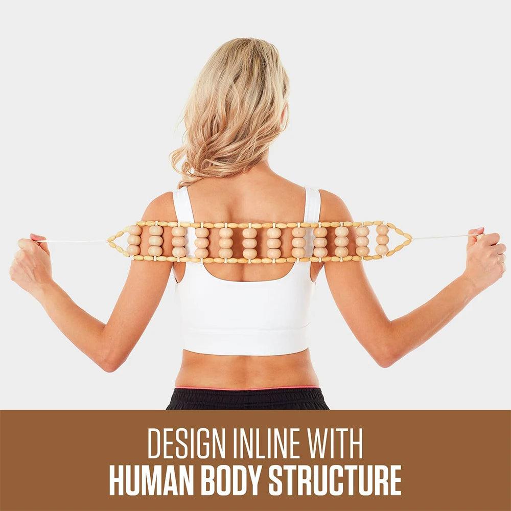 Wood Anti-Cellulite Massager